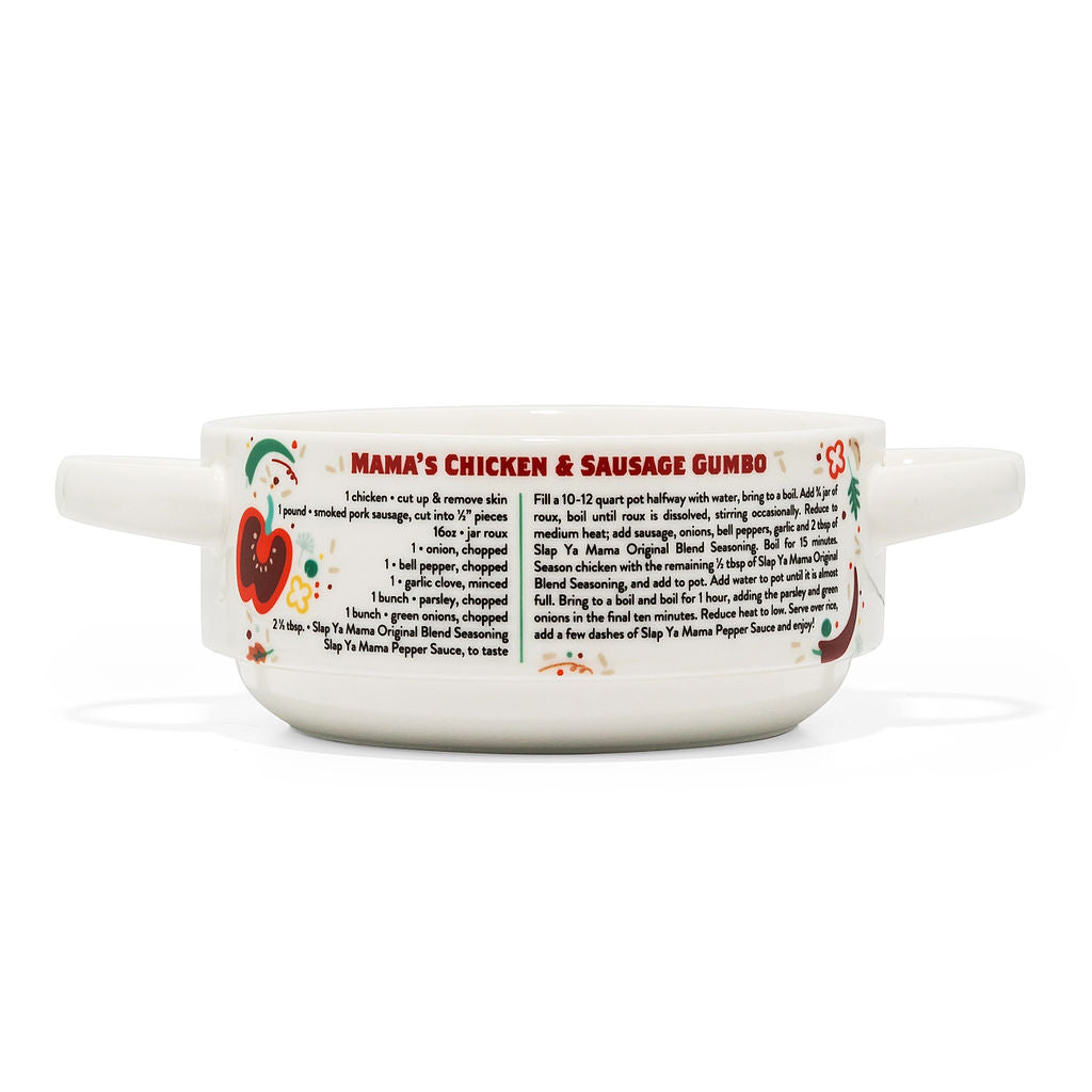Ceramic Gumbo Bowl Set – Slap Ya Mama