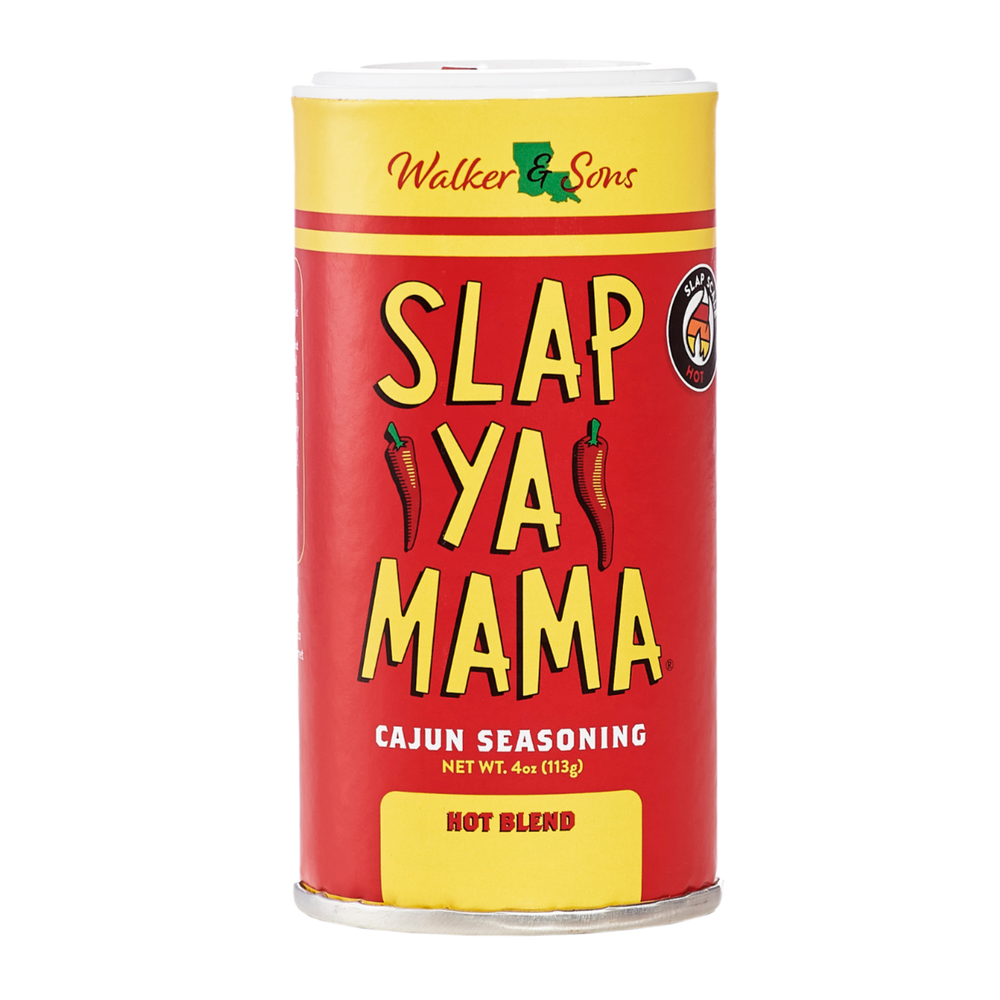 Slap Ya Mama Cajun Seasoning from Louisiana, Original Blend, No MSG and  Kosher, 4 Ounce