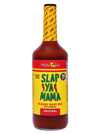 Slap Ya Mama Bloody Mary , Yellow label, Green logo, Original Blend 